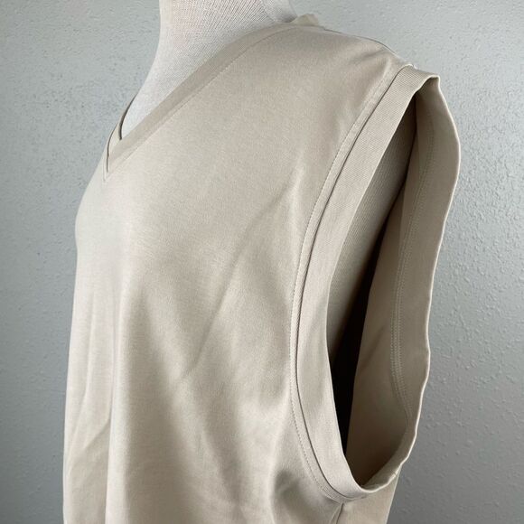 BOLLE Golf Pullover V-Neck Vest Sleeveless 100% Pima Cotton Mens Size XL EUC - Picture 5 of 6